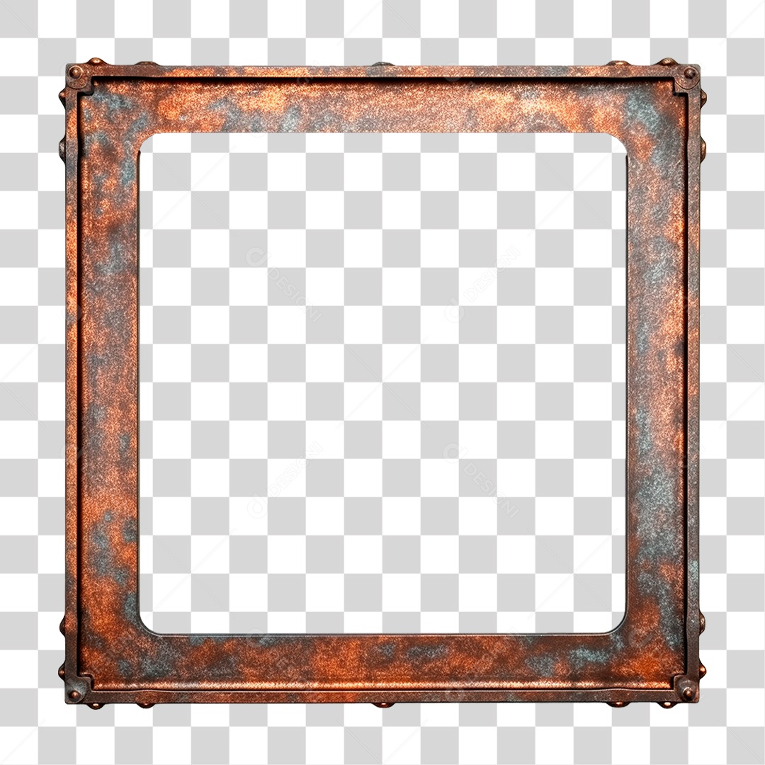 Quadro Metálico PNG Transparente