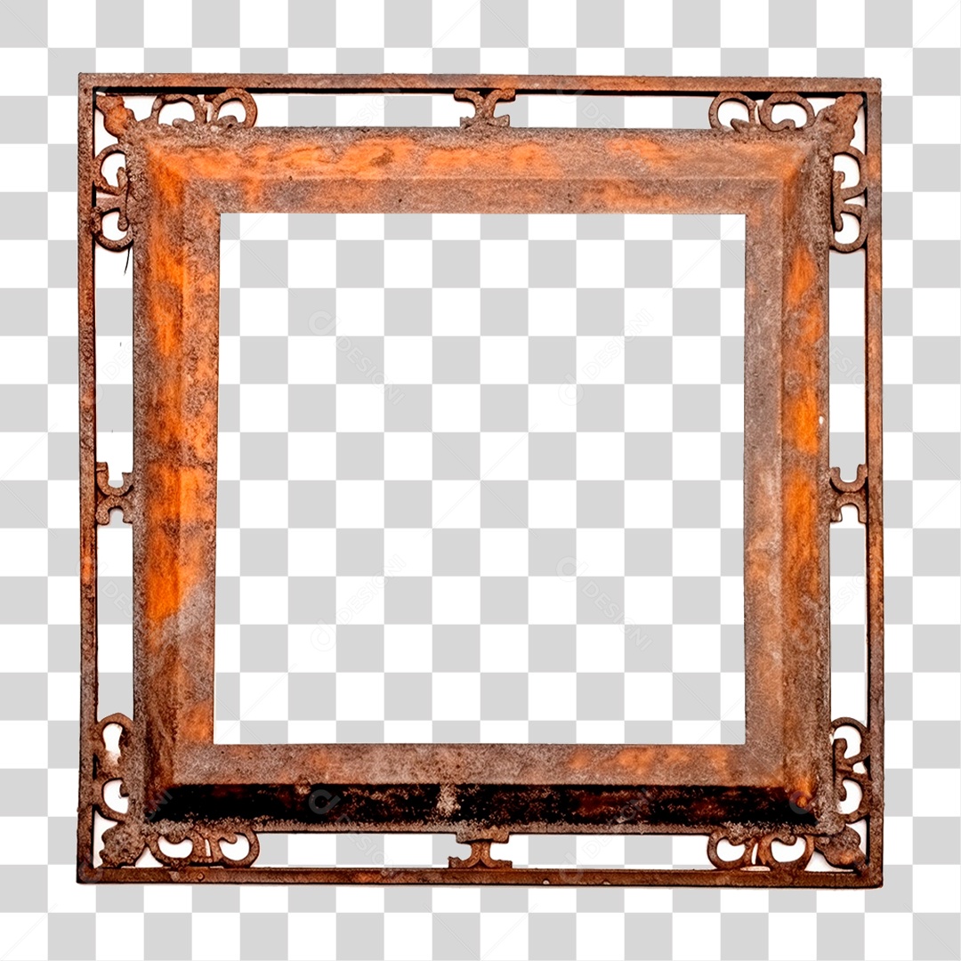 Quadro Metálico PNG Transparente