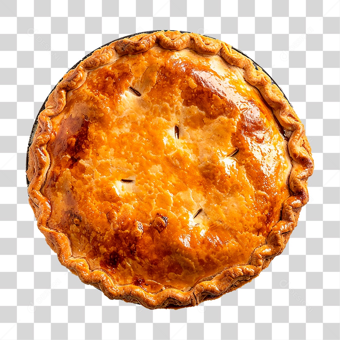 Torta Assada PNG Transparente