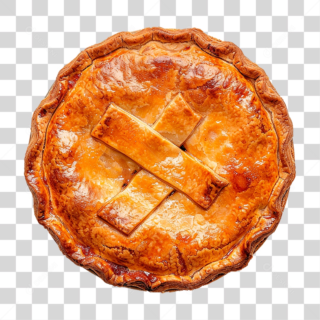 Torta Assada PNG Transparente