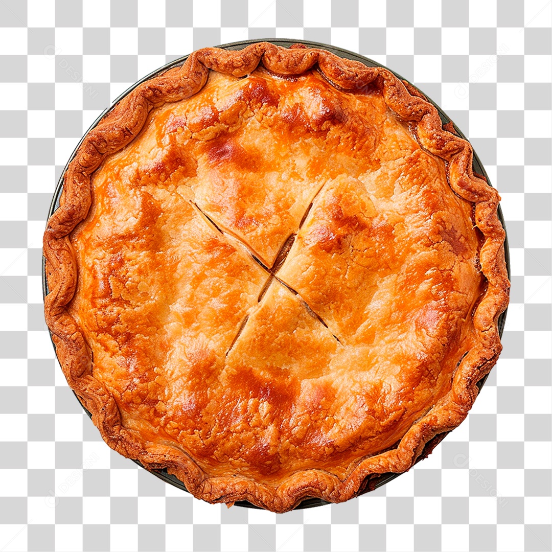 Torta Assada PNG Transparente