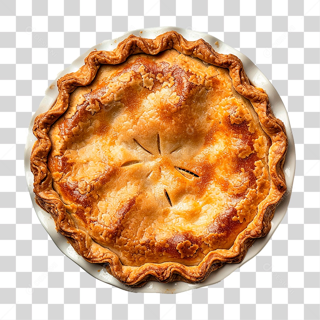 Torta Assada PNG Transparente