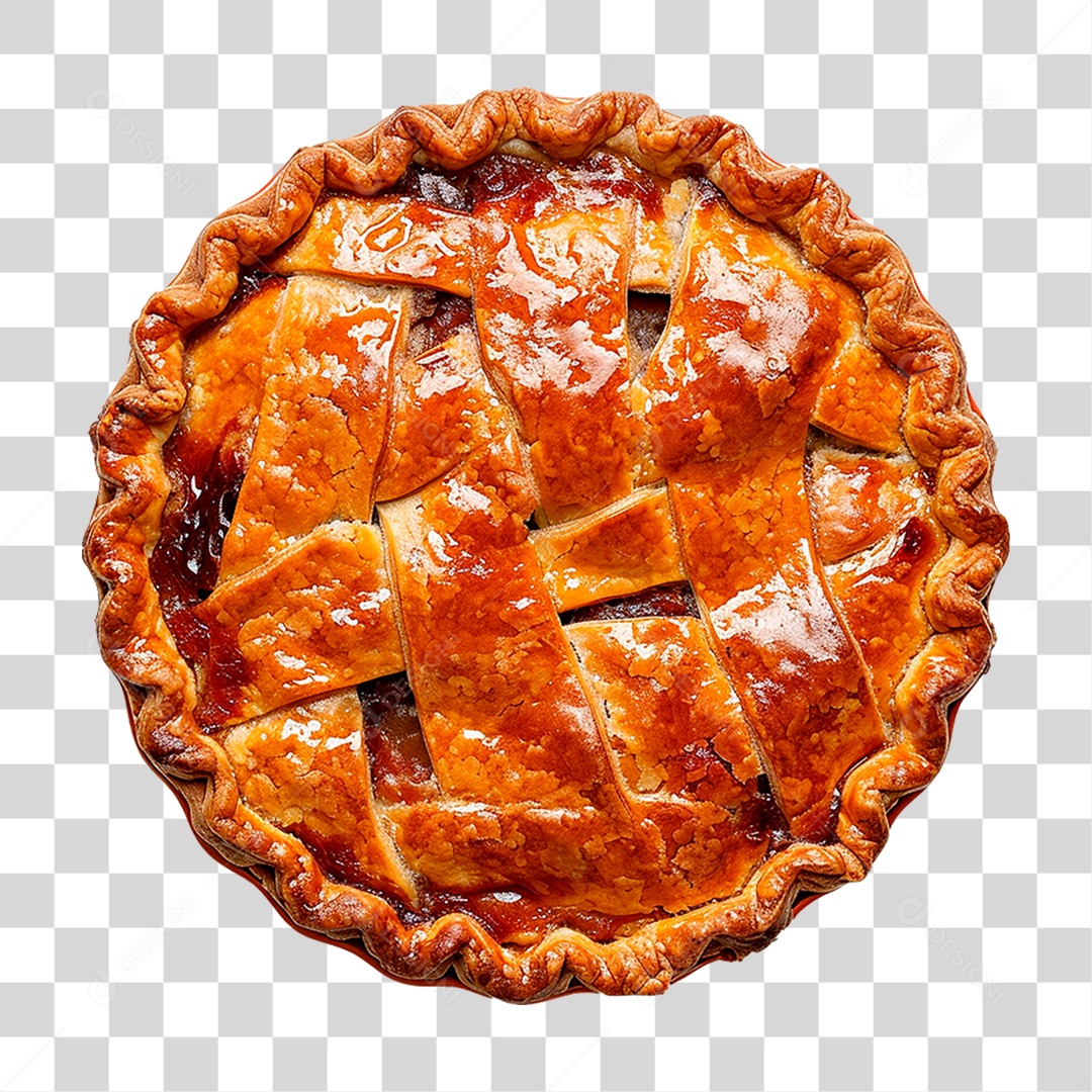 Torta Assada PNG Transparente