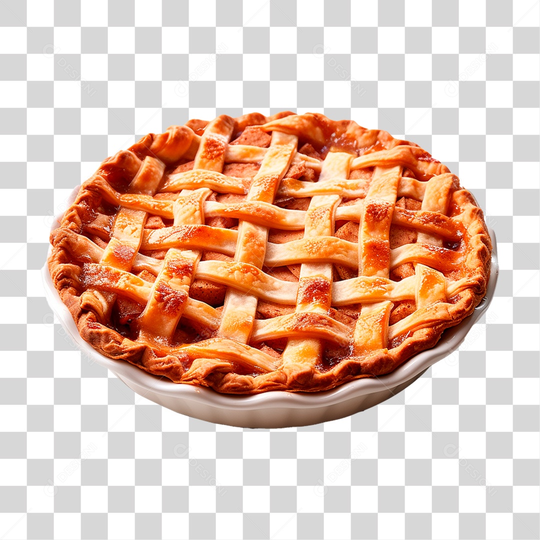 Torta Assada PNG Transparente