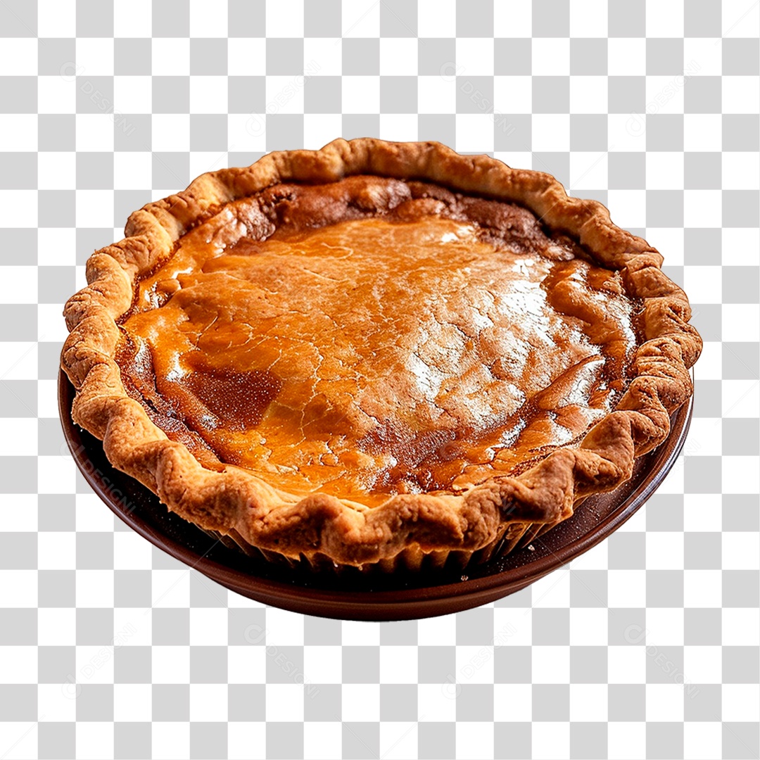 Torta Assada PNG Transparente