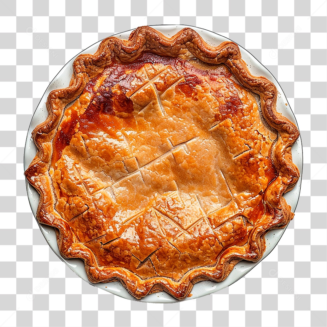 Torta Assada PNG Transparente