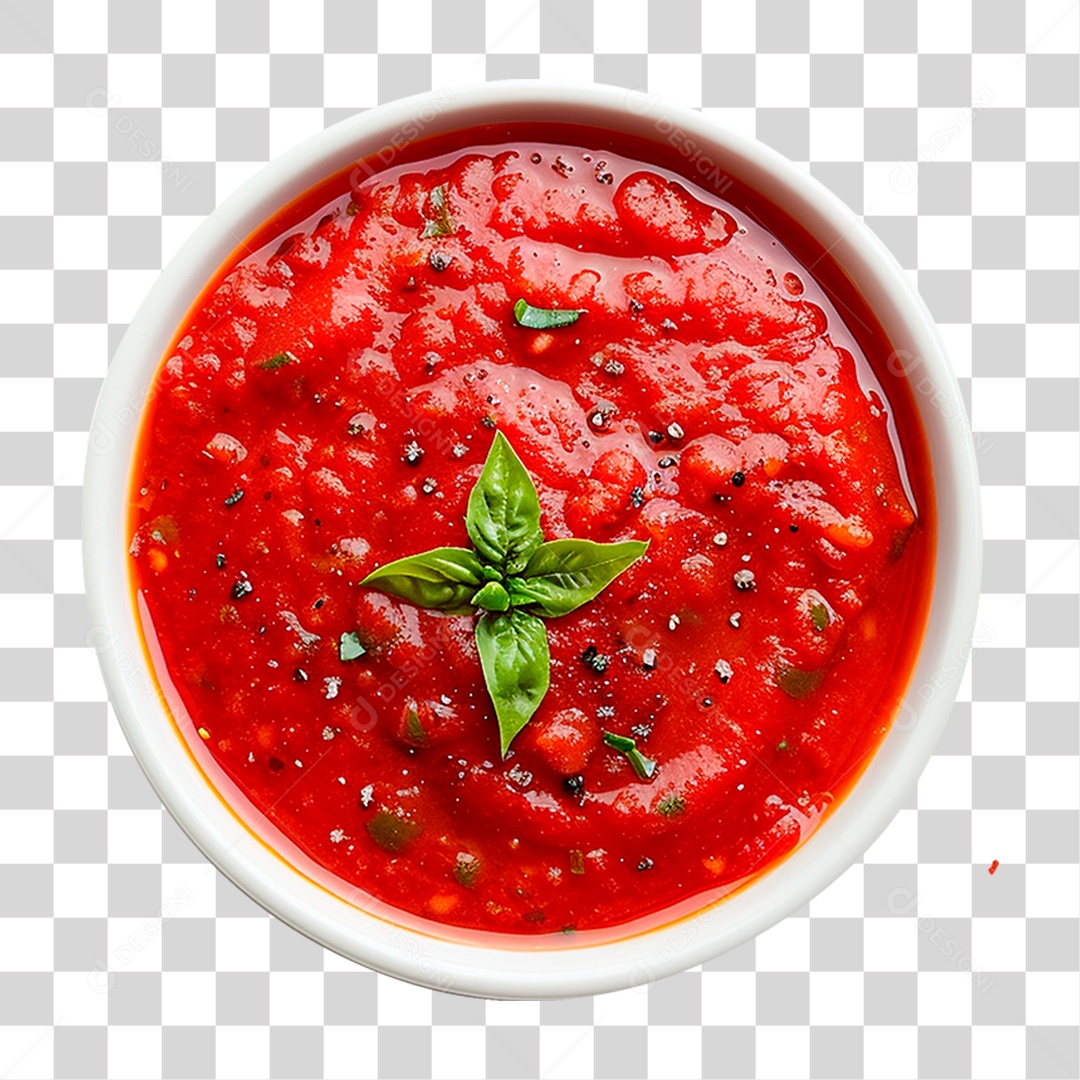 Tigela de Ketchup PNG Transparente