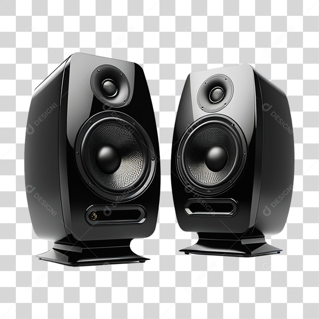 Caixa de Som Músicas PNG Transparente