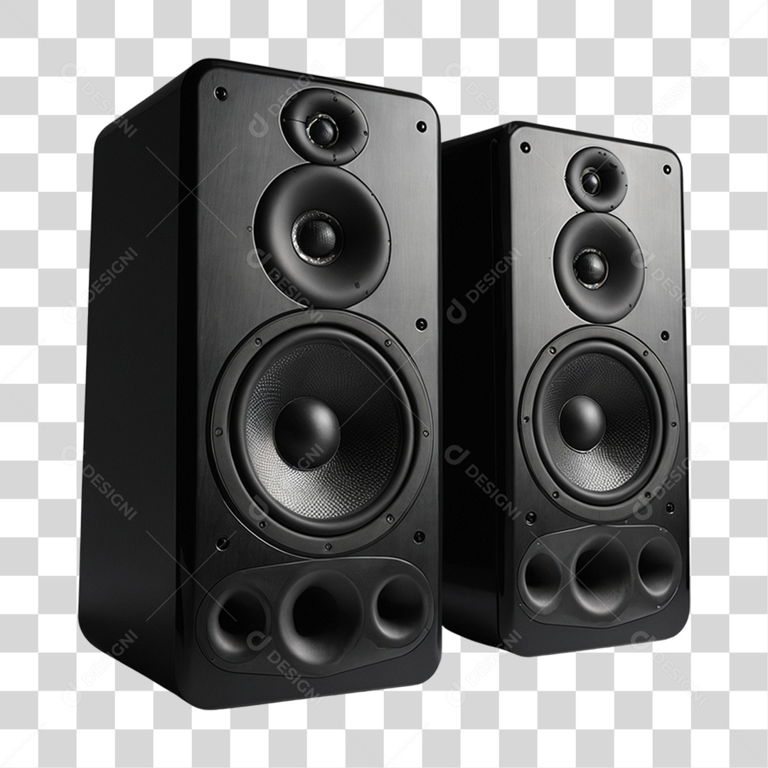 Caixa de Som Músicas PNG Transparente