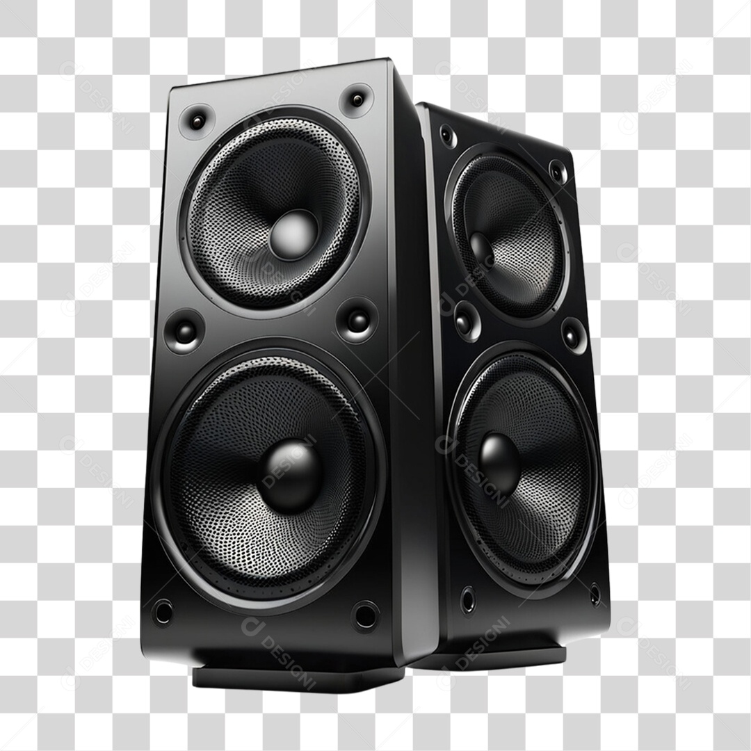 Caixa de Som Músicas PNG Transparente