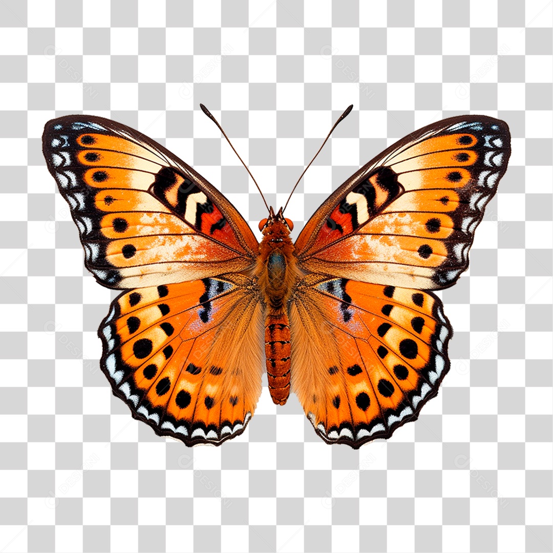 Borboleta Colorida PNG Transparente