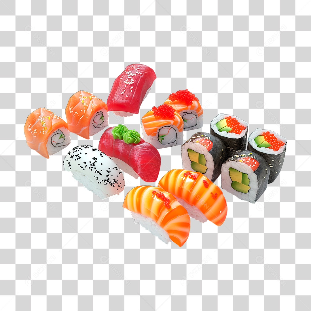 Comida Japonesa PNG Transparente