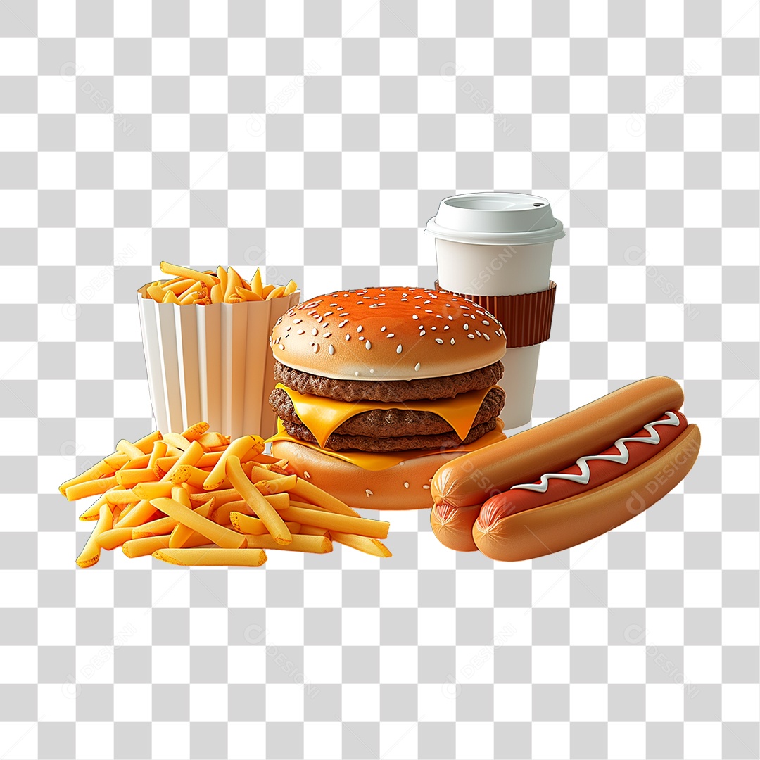 Lanches PNG Transparente