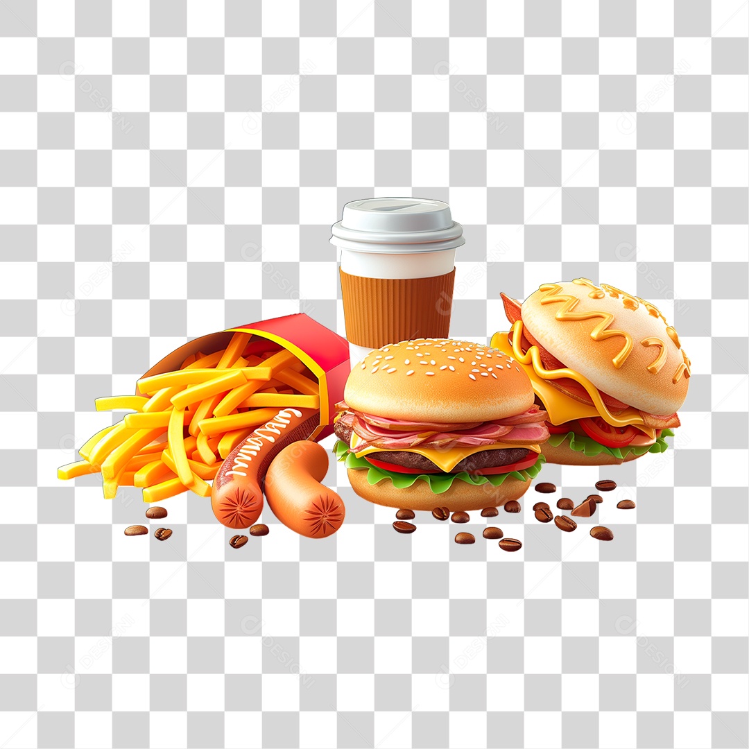 Lanches PNG Transparente
