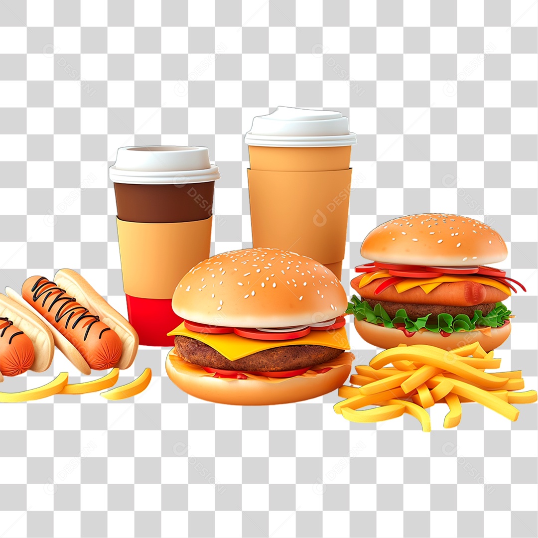 Lanches PNG Transparente