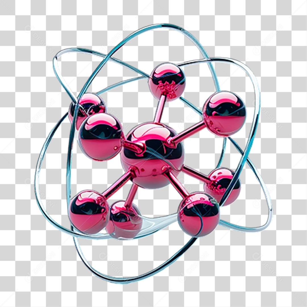 Ícone Moléculas PNG Transparente