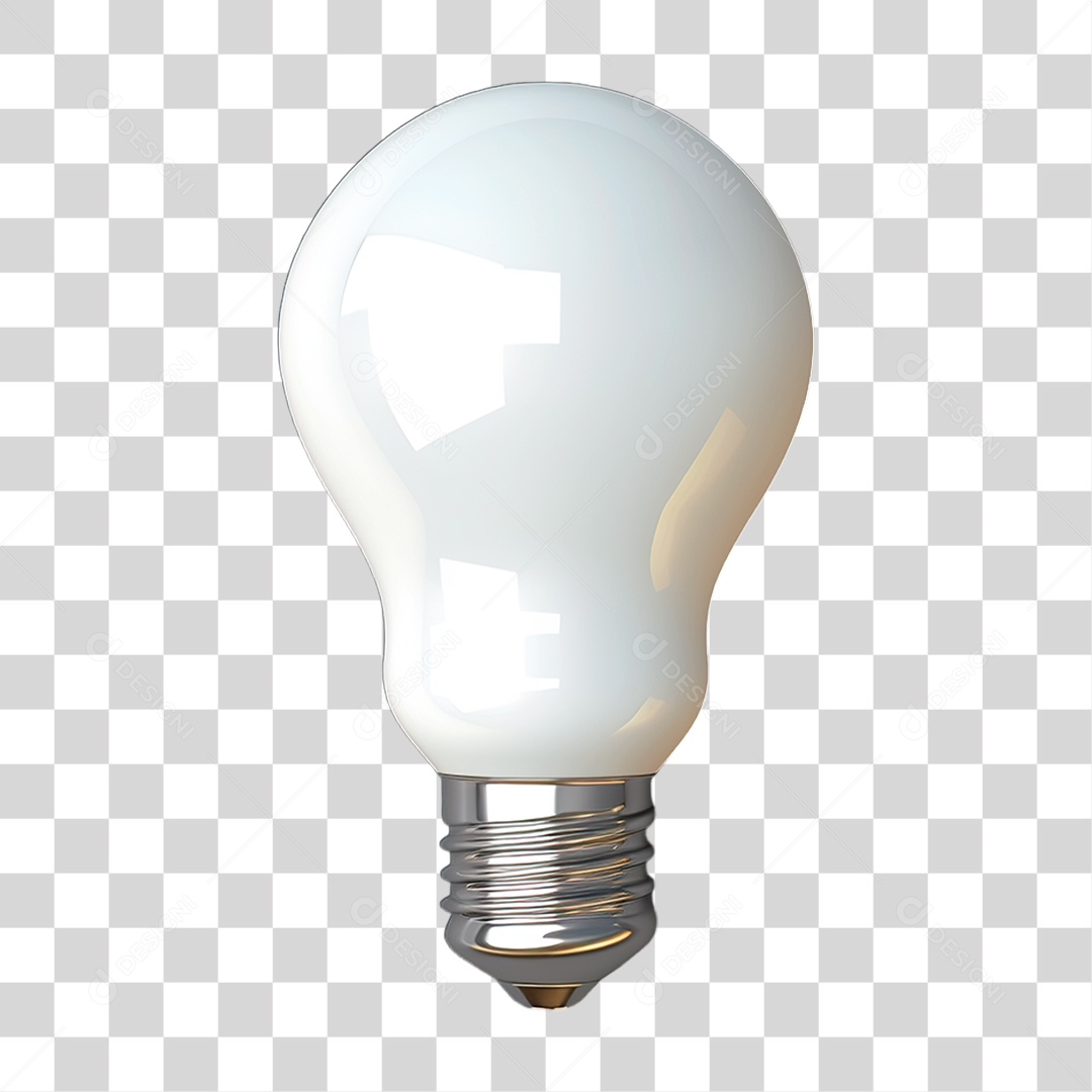Lâmpada Branca PNG Transparente