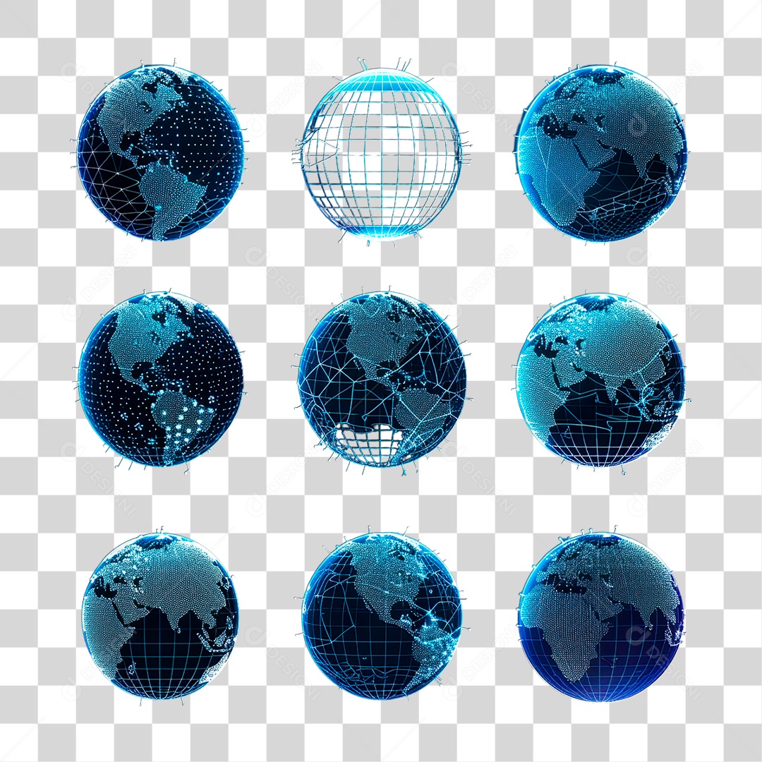 Esfera Global PNG Transparente