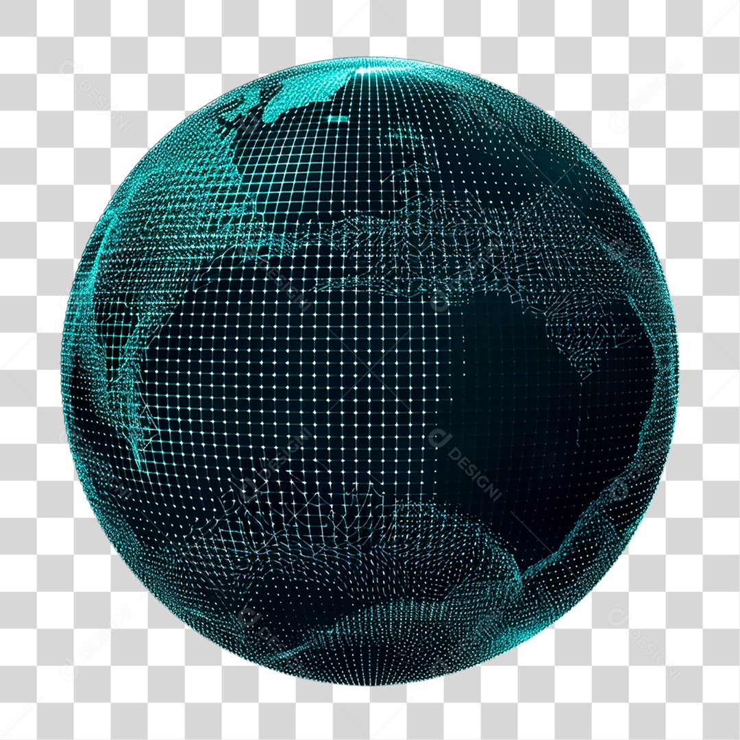 Esfera Global PNG Transparente