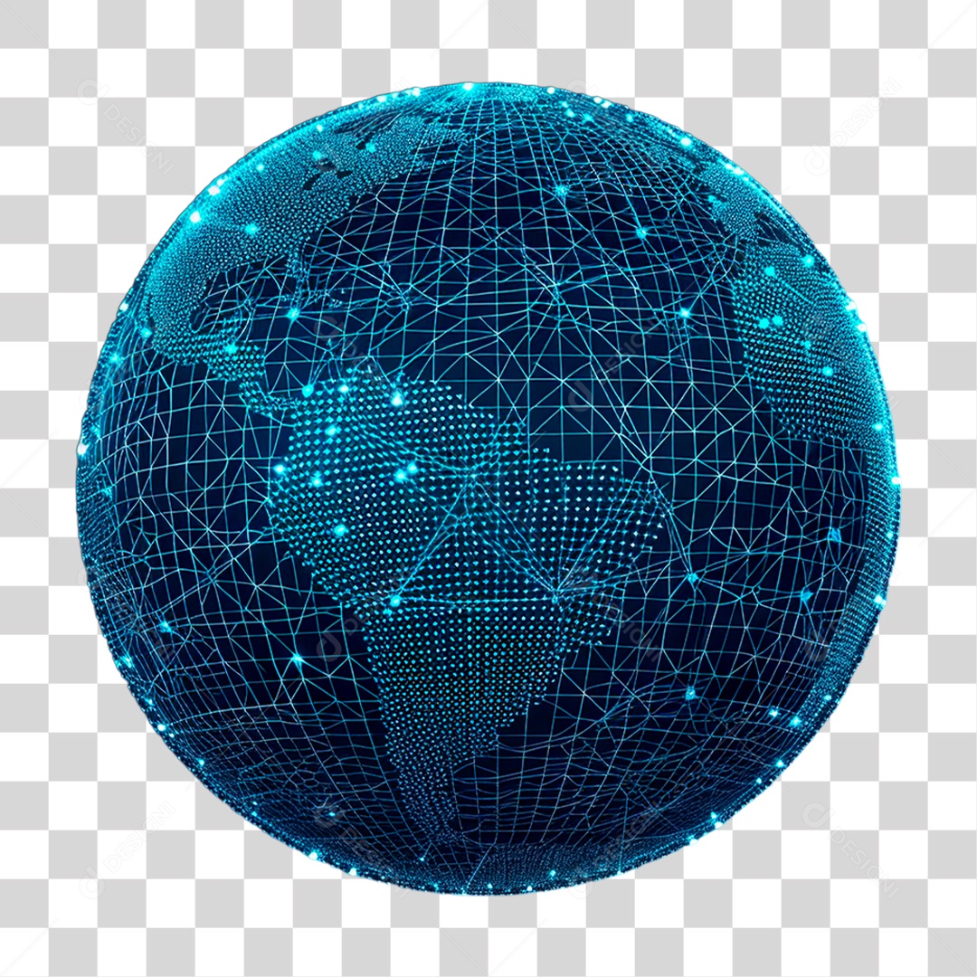 Esfera Global PNG Transparente
