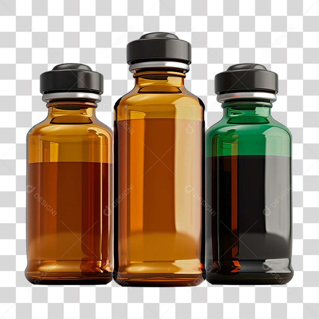 Frascos PNG Transparente
