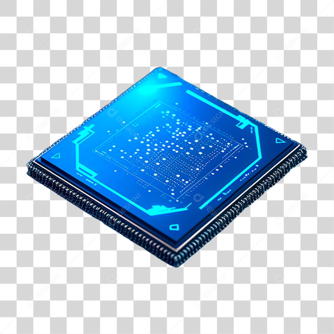 Chip Inteligente PNG Transparente