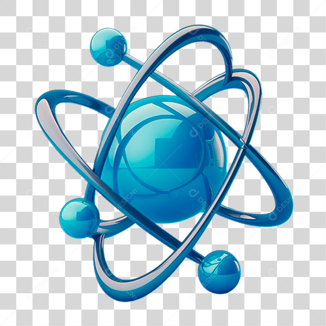 Ícone Átomos PNG Transparente