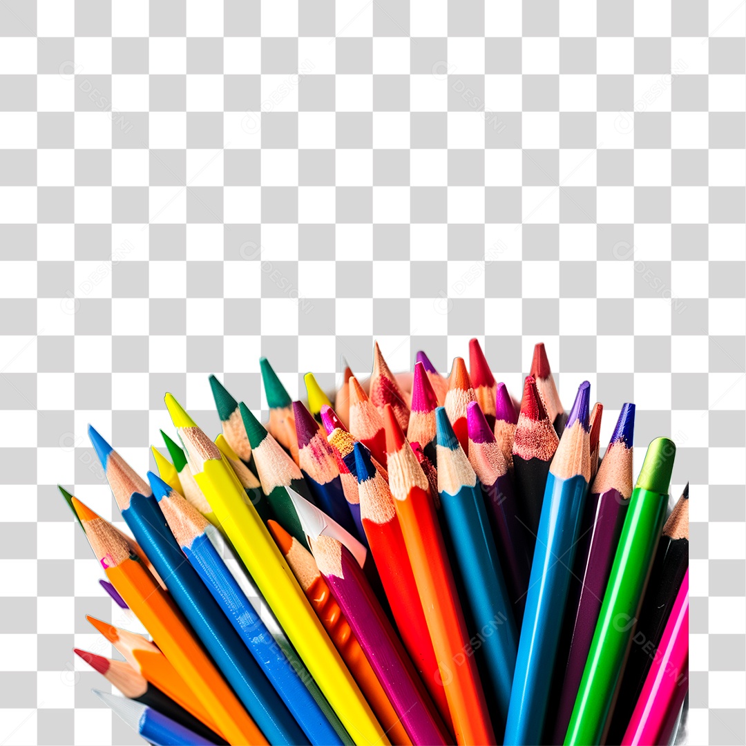 Lápis de Cor PNG Transparente