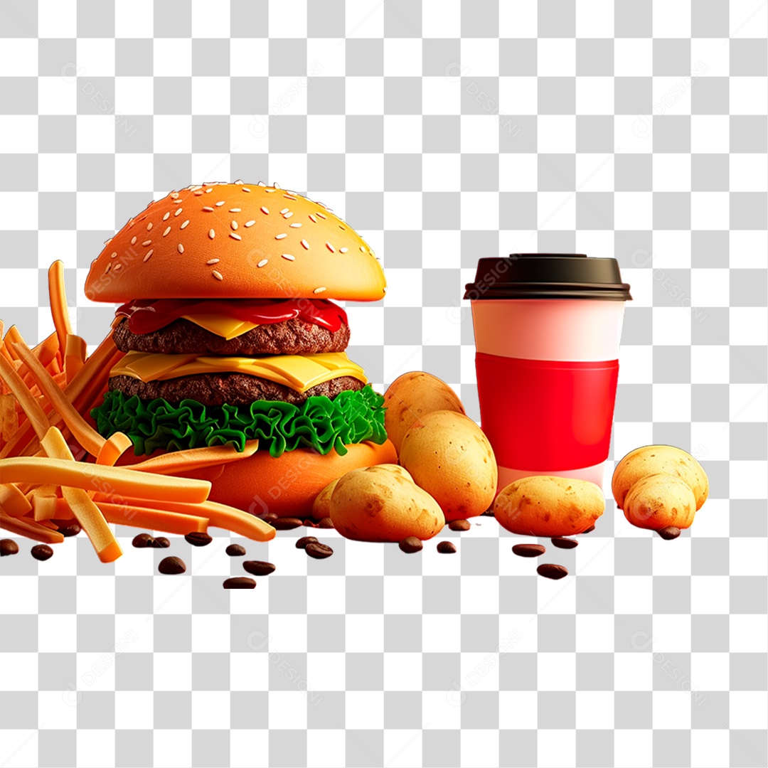 Lanchonete PNG Transparente