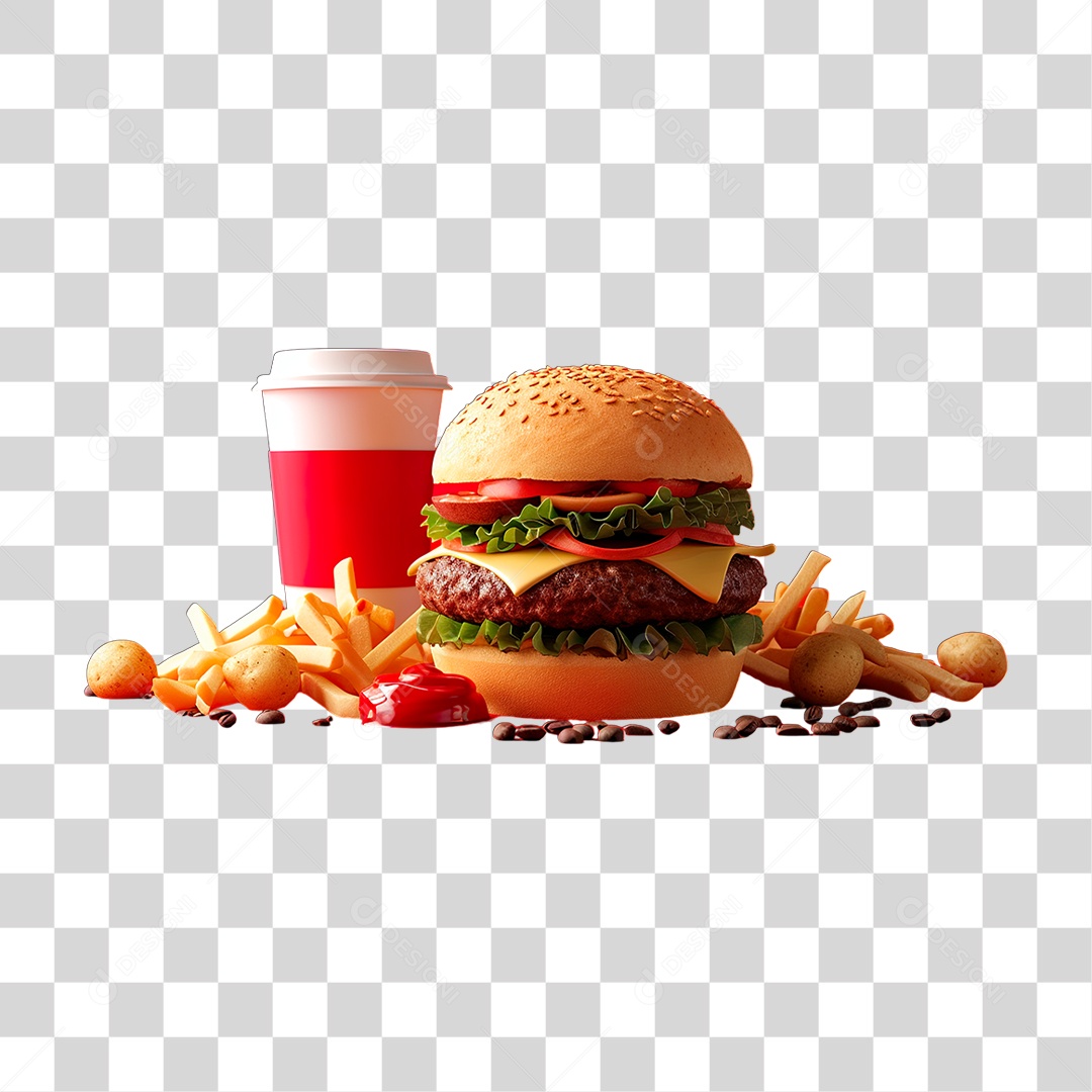 Lanche PNG Transparente