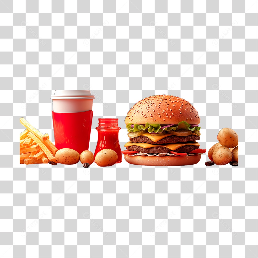 Lanches PNG Transparente