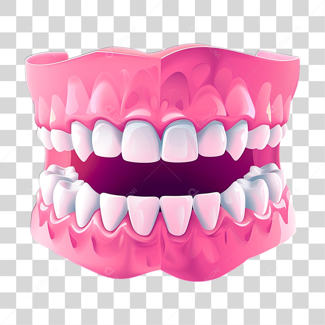 Dentadura PNG Transparente