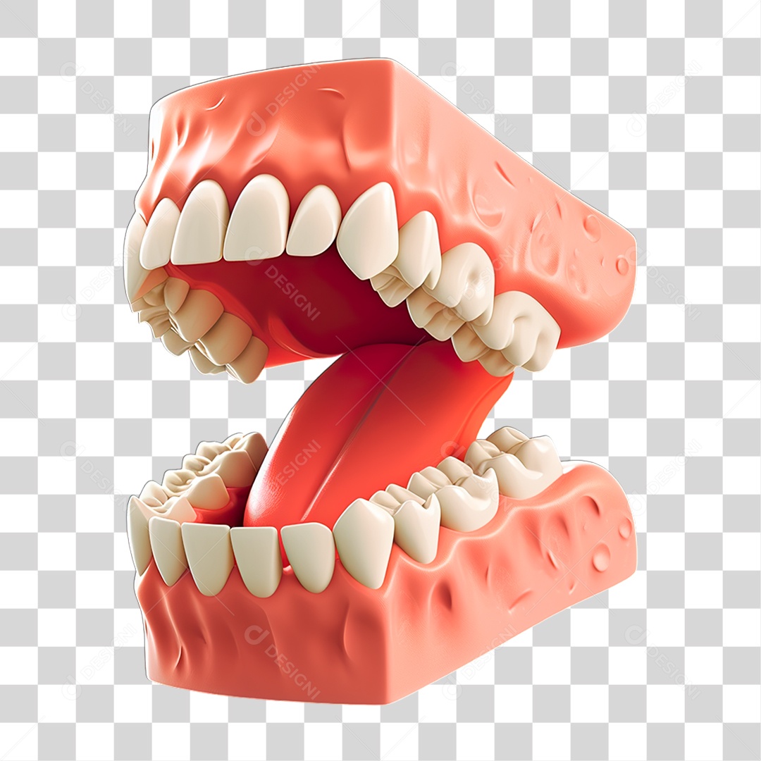 Dentadura Dentes Boca Dentista Aparelho PNG Transparente