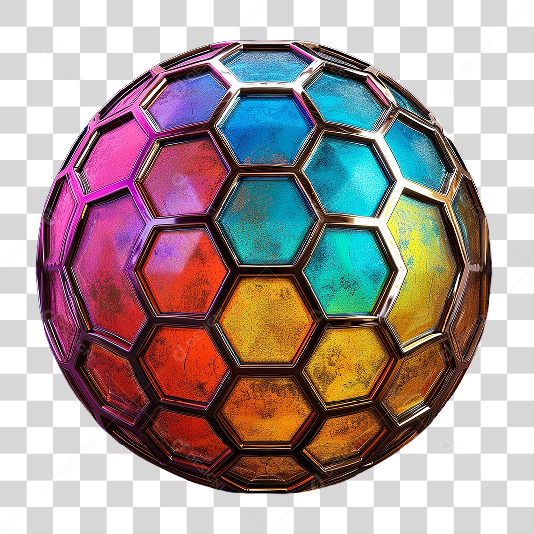 Bola Colorida PNG Transparente