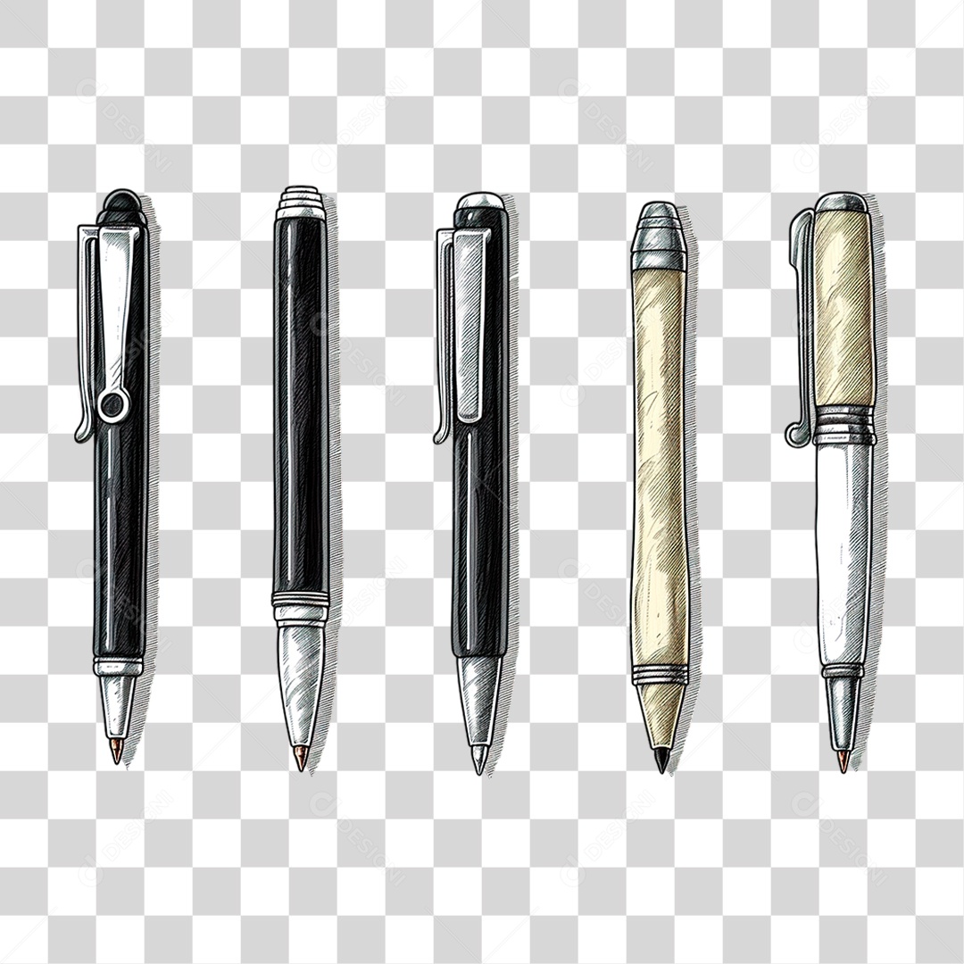 Canetas PNG Transparente