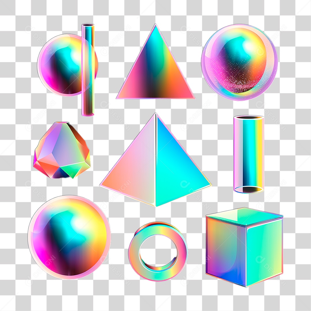 ícone Formas Geométrica PNG Transparente