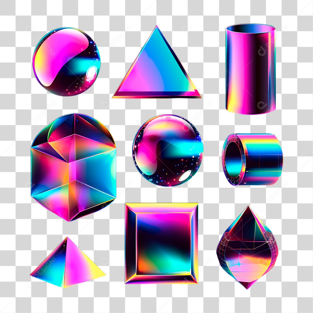 ícone Formas Geométrica PNG Transparente