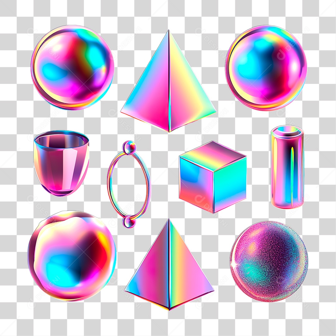 ícone Formas Geométrica PNG Transparente