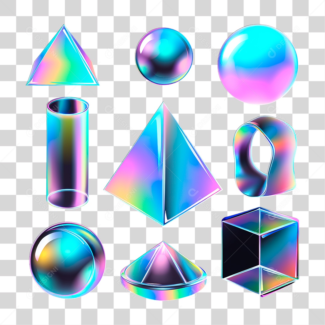 ícone Formas Geométrica PNG Transparente