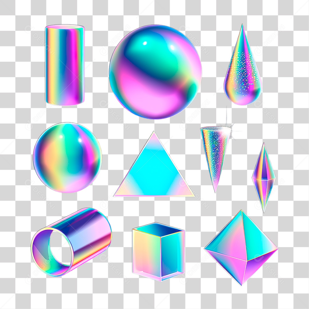 ícone de Formas Geométrica PNG Transparente