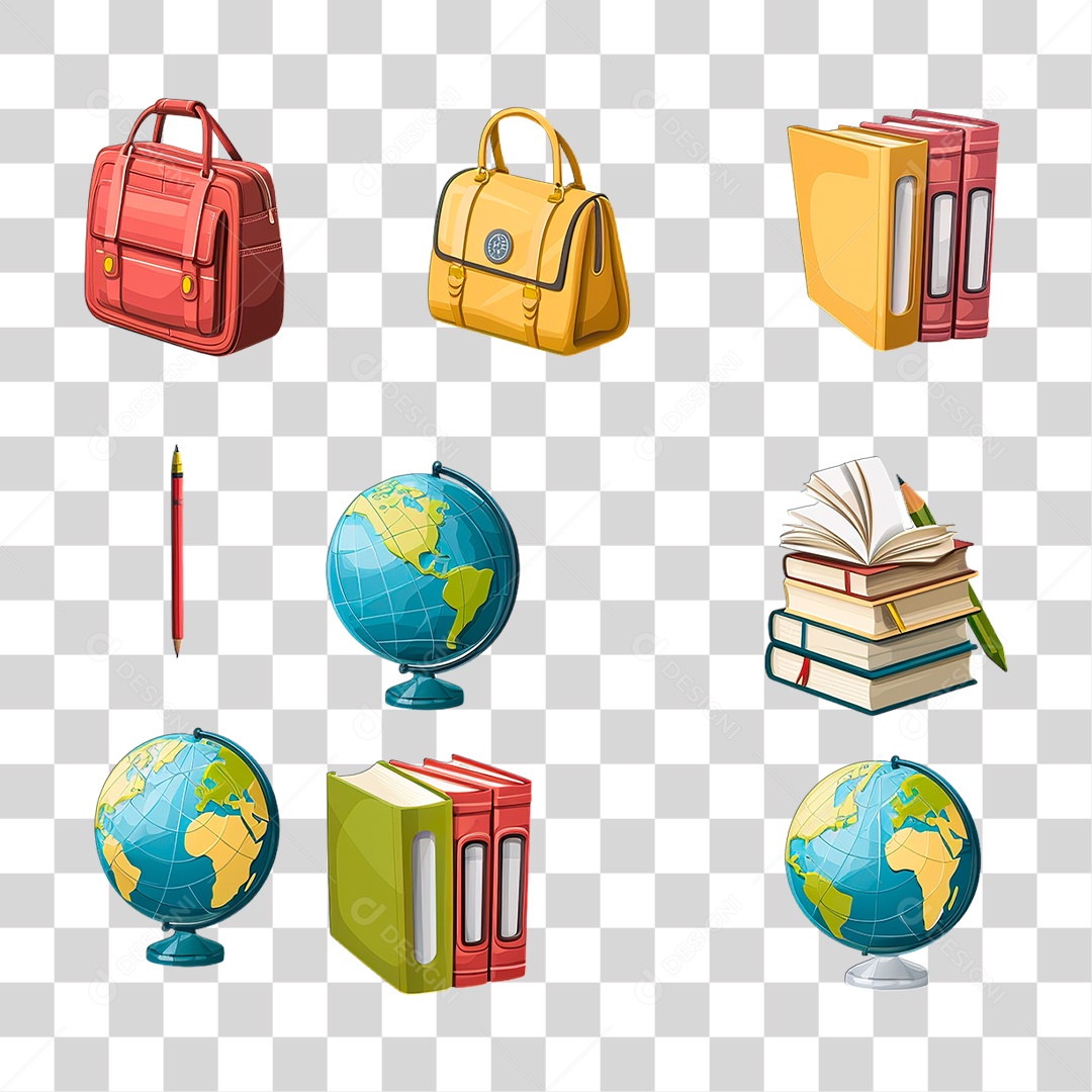 Livro Bolsas PNG Transparente
