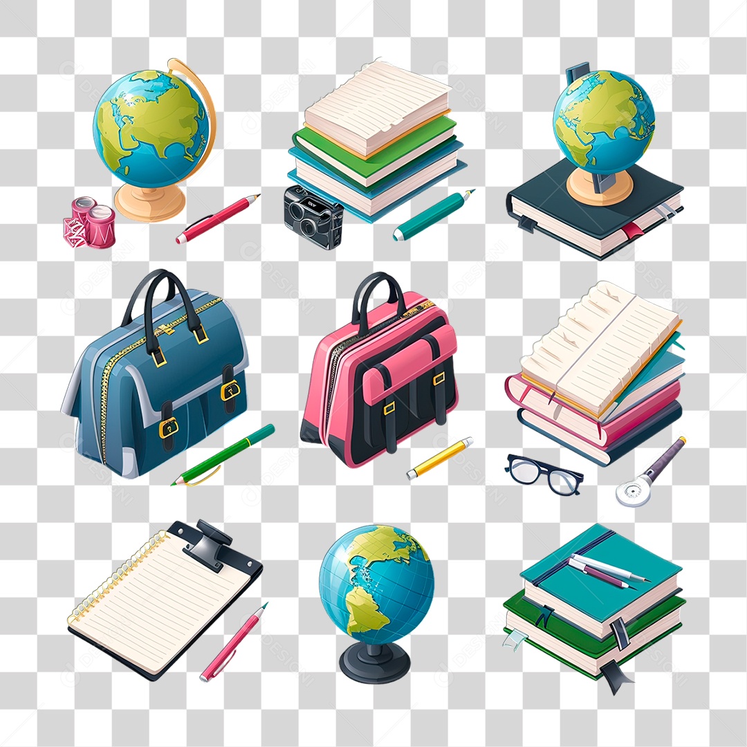 Livro Bolsas PNG Transparente