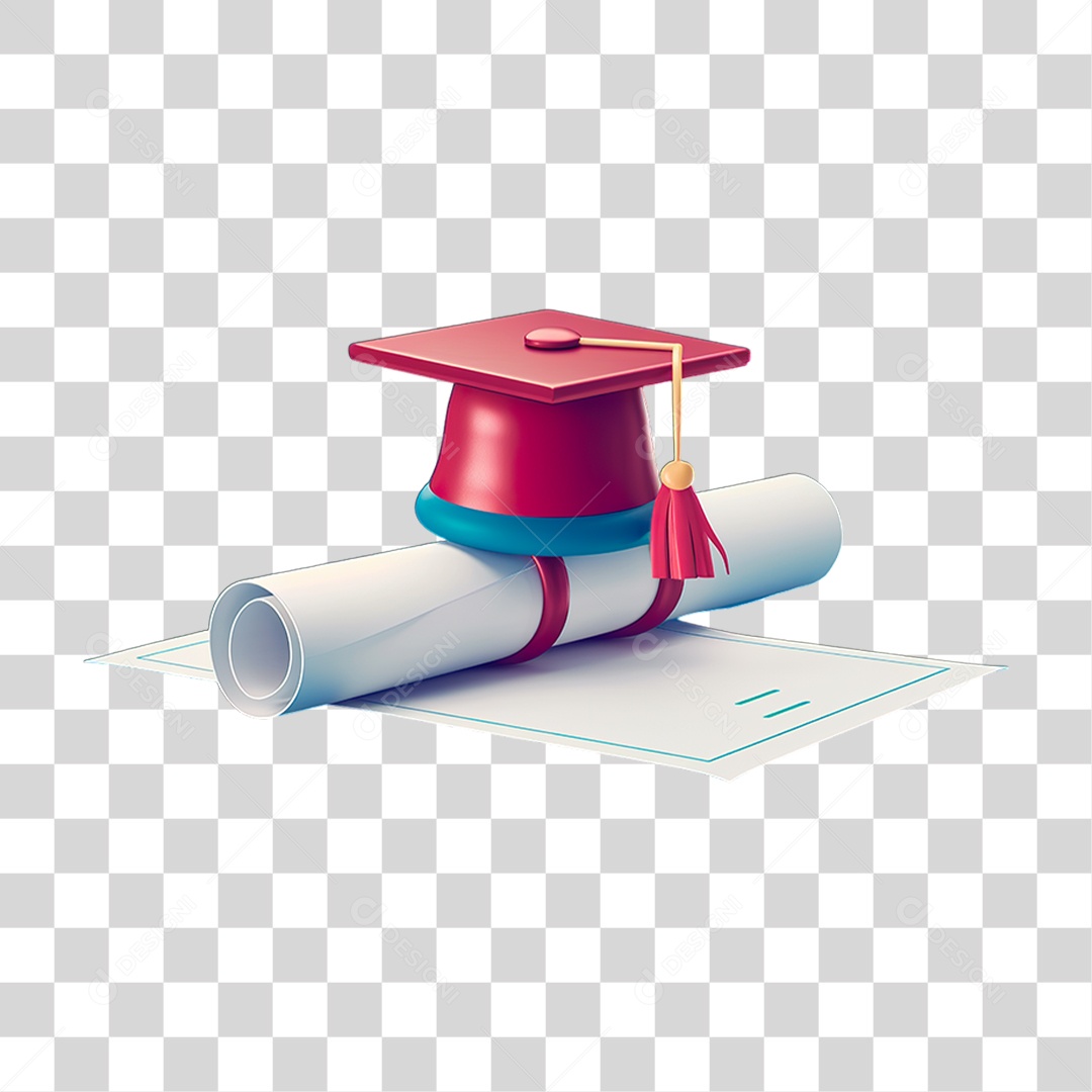 Diploma PNG Transparente