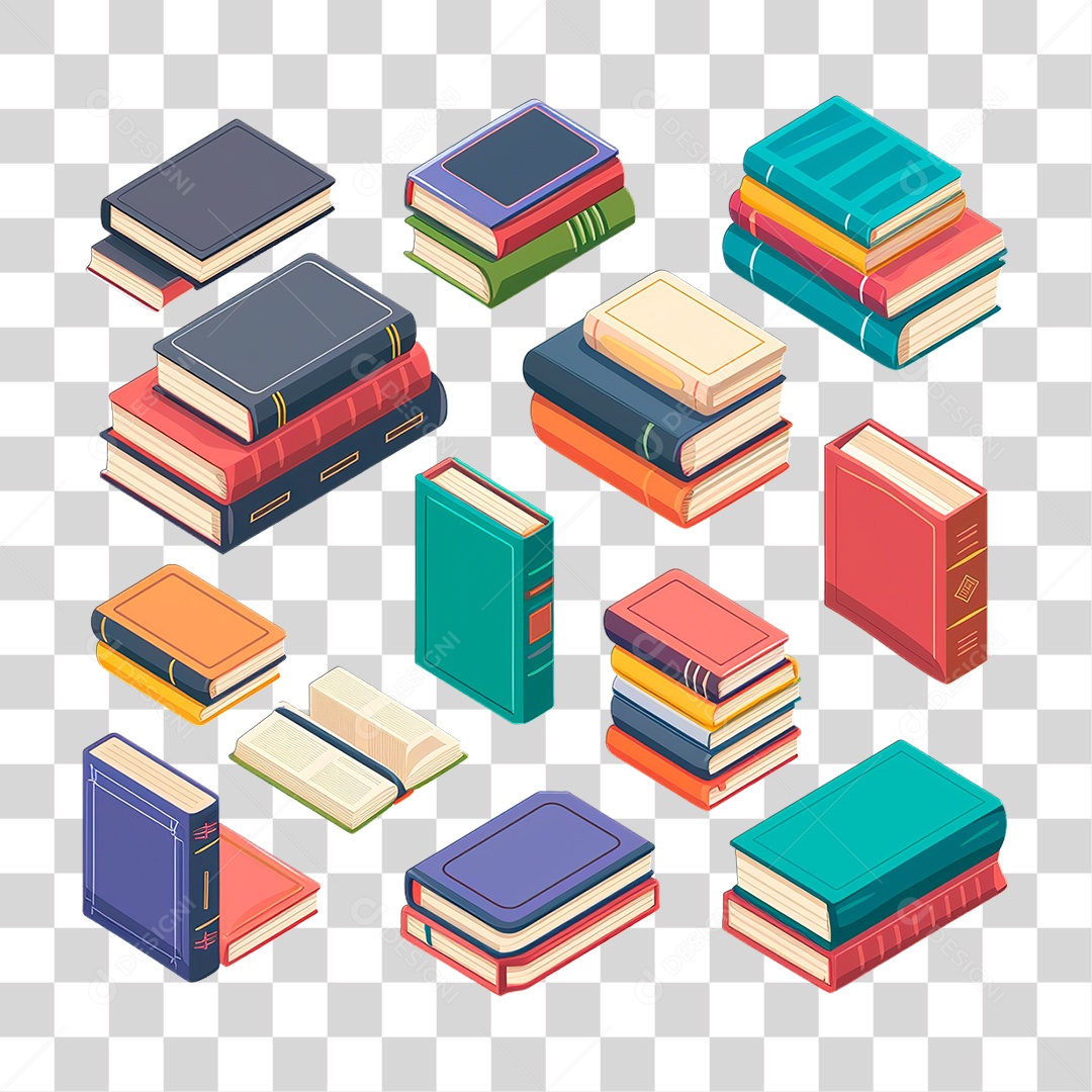 Livros PNG Transparente