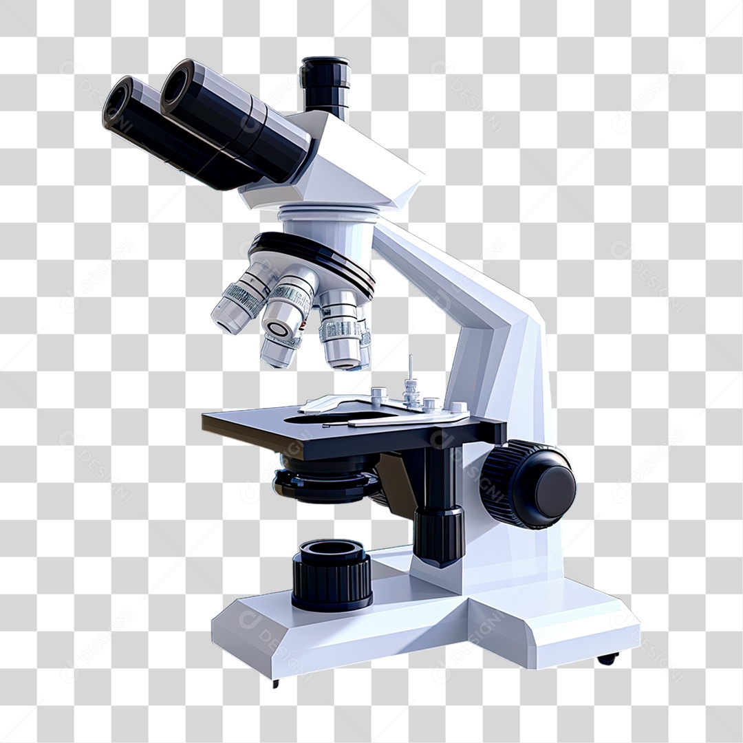Microscópio Branco PNG Transparente