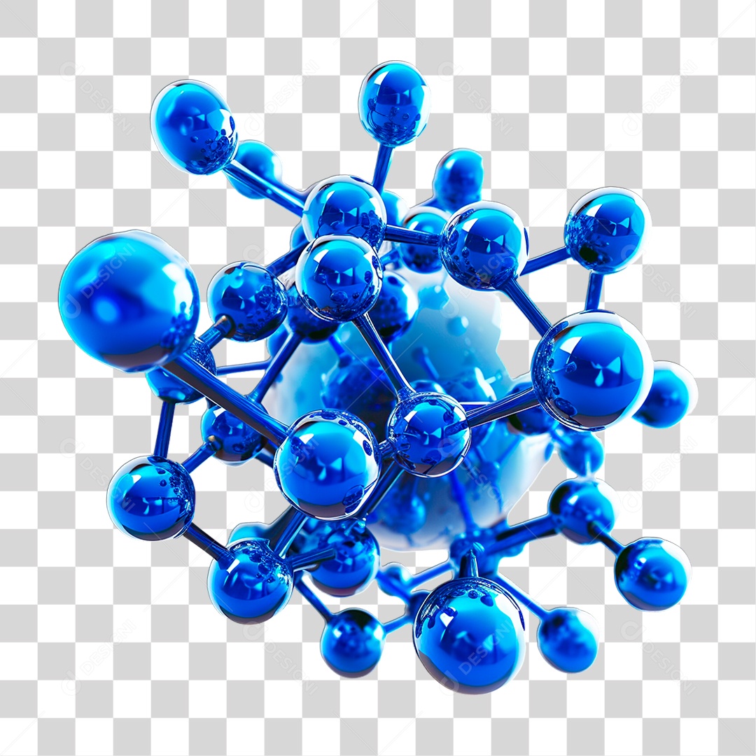 Ícones Moléculas PNG Transparente