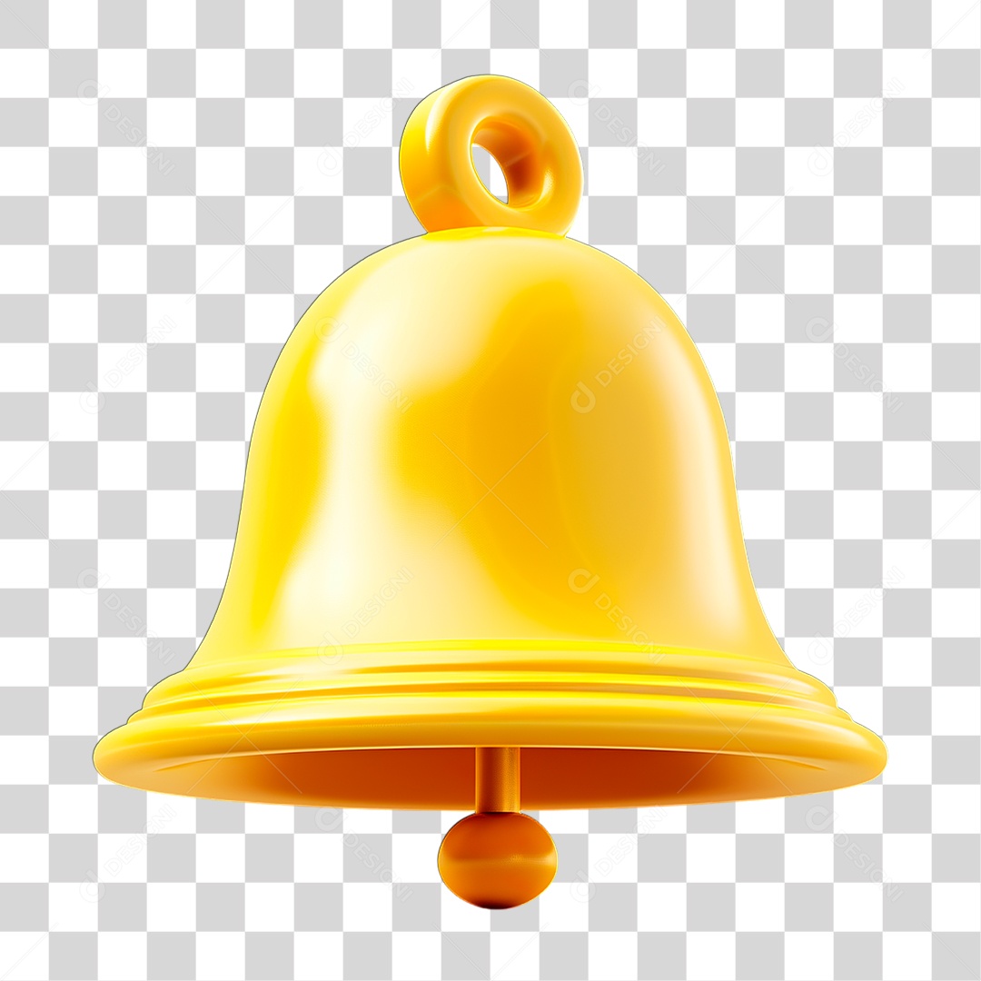 Sino Dourado PNG Transparente