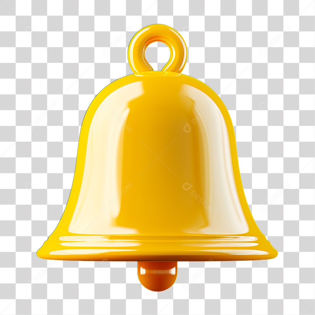 Sino Dourado PNG Transparente