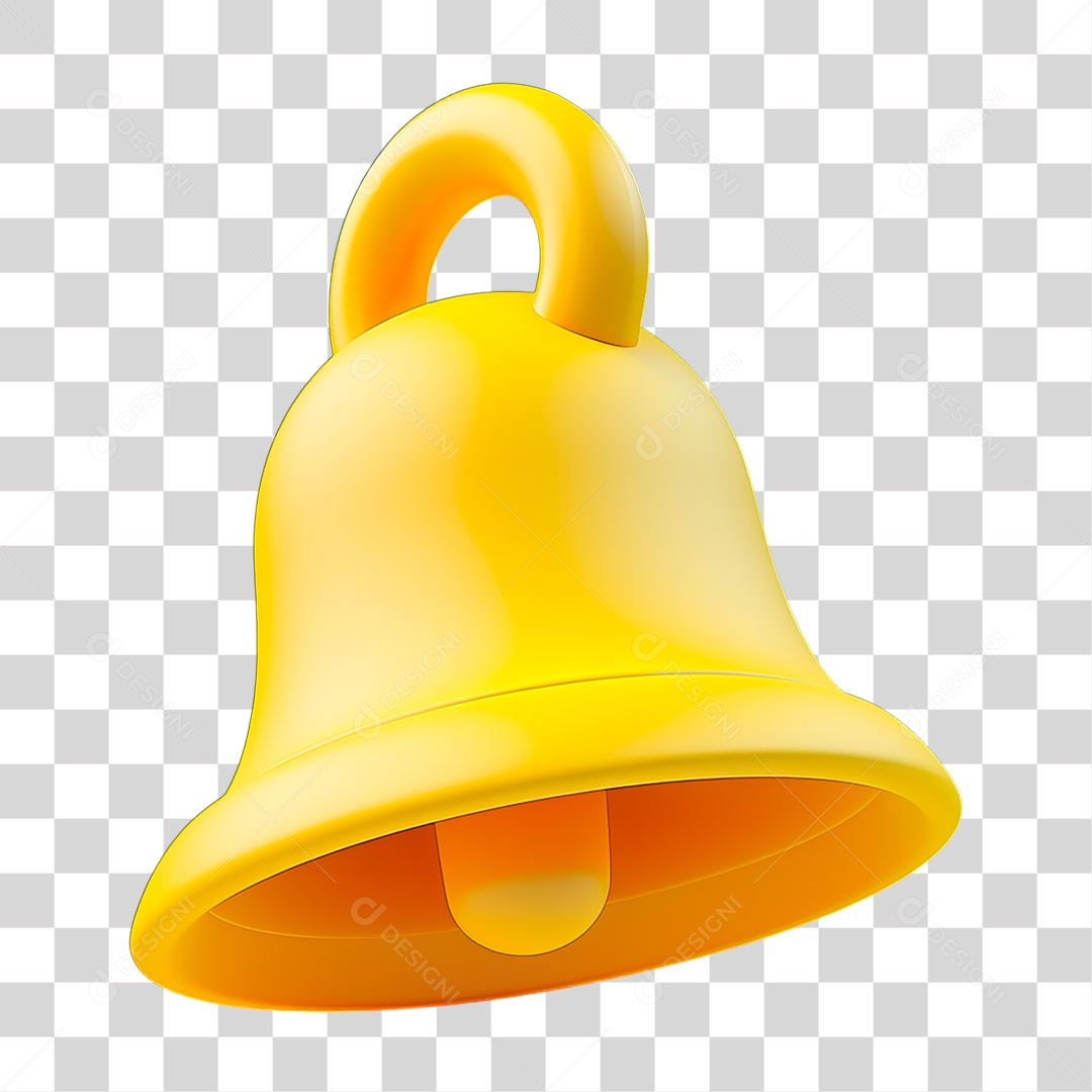 Sino Dourado PNG Transparente