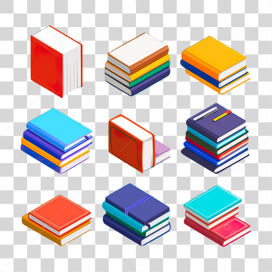 Livros PNG Transparente